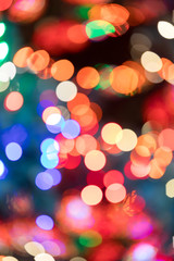 Weihnachtsbaum Bokeh Hintergrund