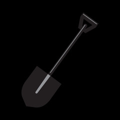 shovel flat icon