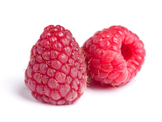 Group of raspberries