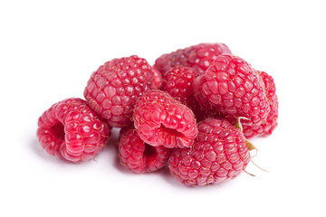 Group of raspberries