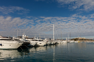 Port of Antibes, France