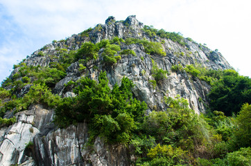 Baie de Ha-Long Vietnam - Façade piton rocheux