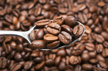ganze Kaffeebohnen 