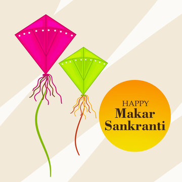 Happy Makar Sankranti festival celebration