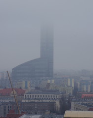 Wrocław - wieża w mgle