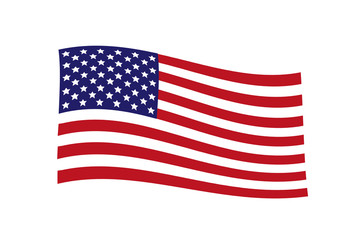 National flag America.