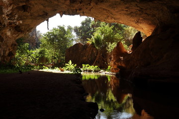 Tropfsteinhöhle bei Queixo Dantas in Brasilien 