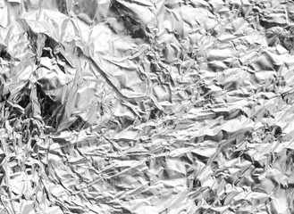 silver foil as a background