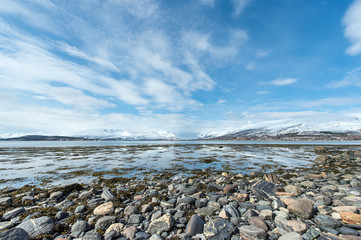 Coast of the Norwegian Sea.Tromso