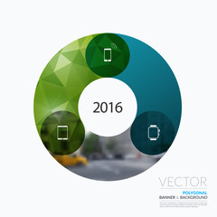 Business vector design elements for graphic layout. Modern abstr