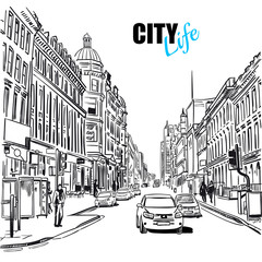 Sketch City Street 