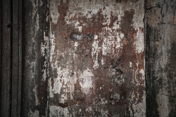 Rough concrete texture. Dark background, old wall. rusty blank space.