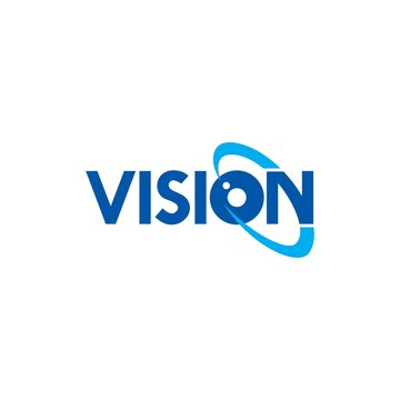 vision logo template logo vector