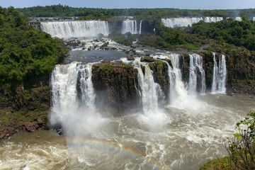 great Iguazu Falls. Natural Wonder of the World