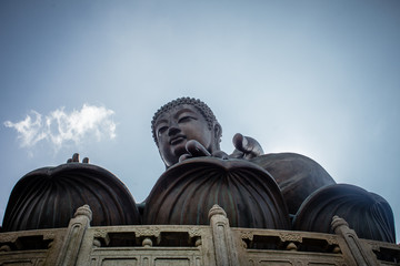 Big Buddha in Hongkong, Landmark at Nong Ping, Hong Kong