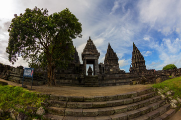 Prambanan hindu temple in Yogyakarta, Java, Indonesia.