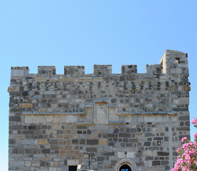 La tour d'Angleterre du château Saint-Pierre à Bodrum en Anatoli