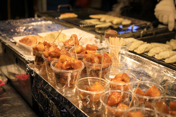 Sweet potato - Korean street food in Myeongdong shopping street