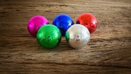 Christmas border with traditional decorations