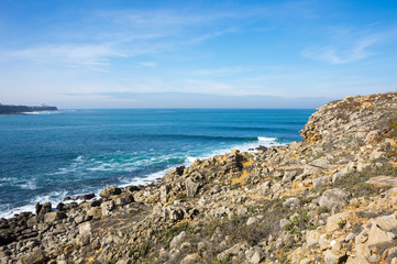 The coast of Atlantic ocean