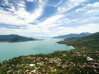 Fototapeta premium Aerial View of Ilhabela, Sao Paulo, Brazil