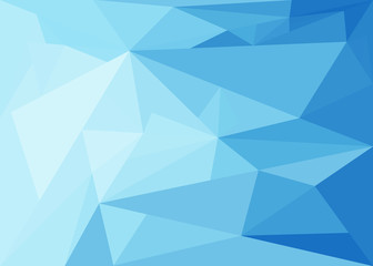 abstract background with blue triangles
