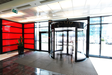 Entrance to the business center