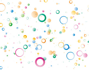 背景　リング　点々