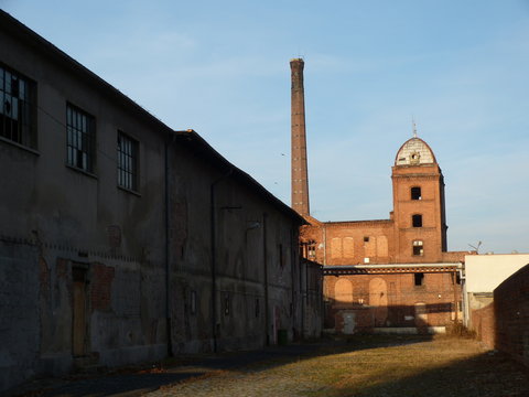 Brewery building in Brzeg