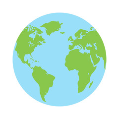 Globe earth icon vector