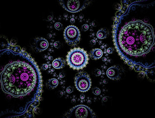 Abstract fractal image