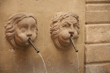 Street Fountain, Aix en Provence, France