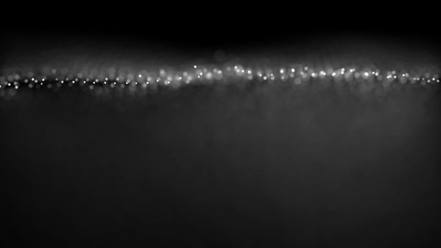 Wavy abstract motion background. Black and white.