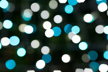 Blue Bokeh abstract light