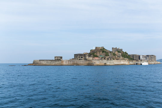 Abandoned island of Gunkanjima