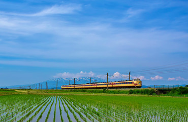 春の羽越本線