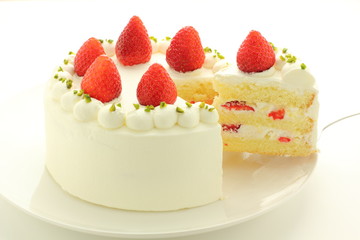 苺のショートケーキ
