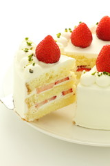 苺のショートケーキ