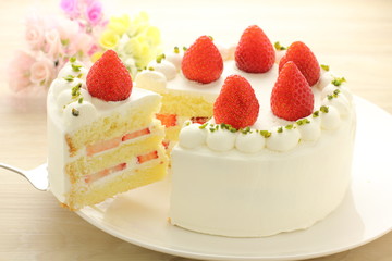 苺のショートケーキ