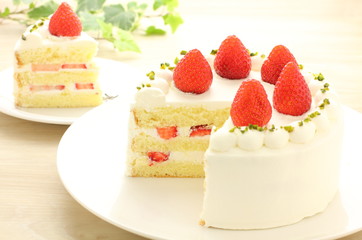 苺のショートケーキ