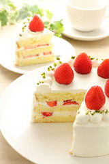 苺のショートケーキ