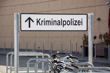 Schild 171 - Kriminalpolizei