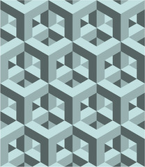 Fototapeta premium Seamless 3D pattern
