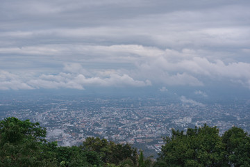 Chiang Mai city From high