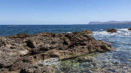 Fototapeta na wymiar Rocks at the Coast