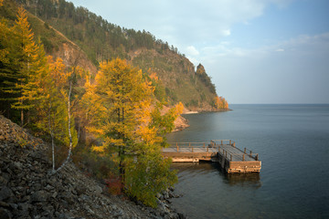 Cape Pillars in the Circum-Baikal Railway