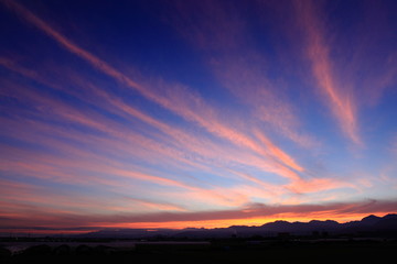 夜明け前の風景