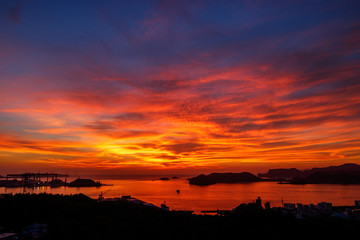 長崎の夕陽