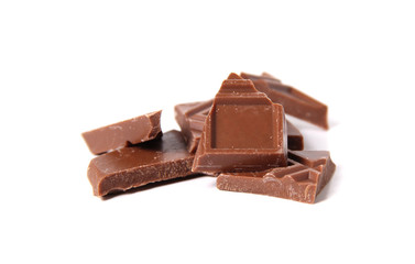 Pieces of chocolate