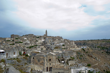 Fototapeta na wymiar ancient city of Matera